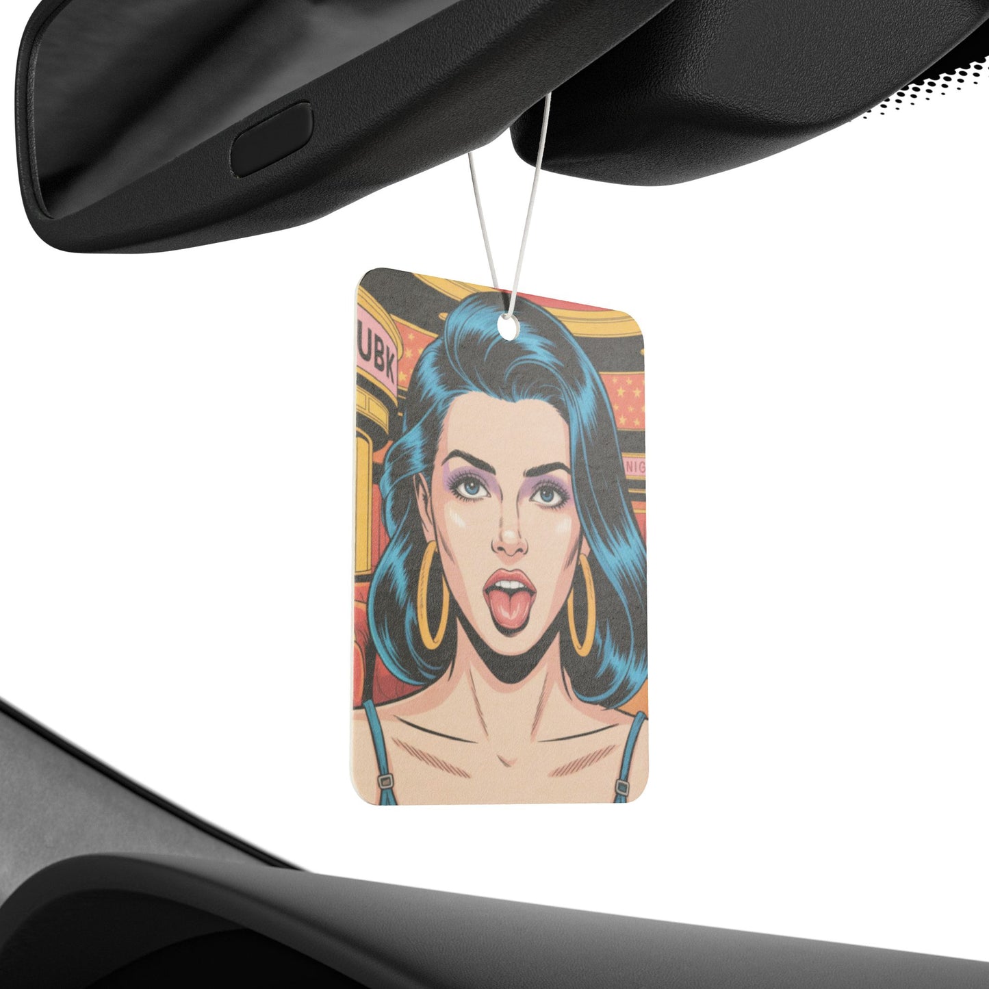 Retro Pop Art Car Air Freshener