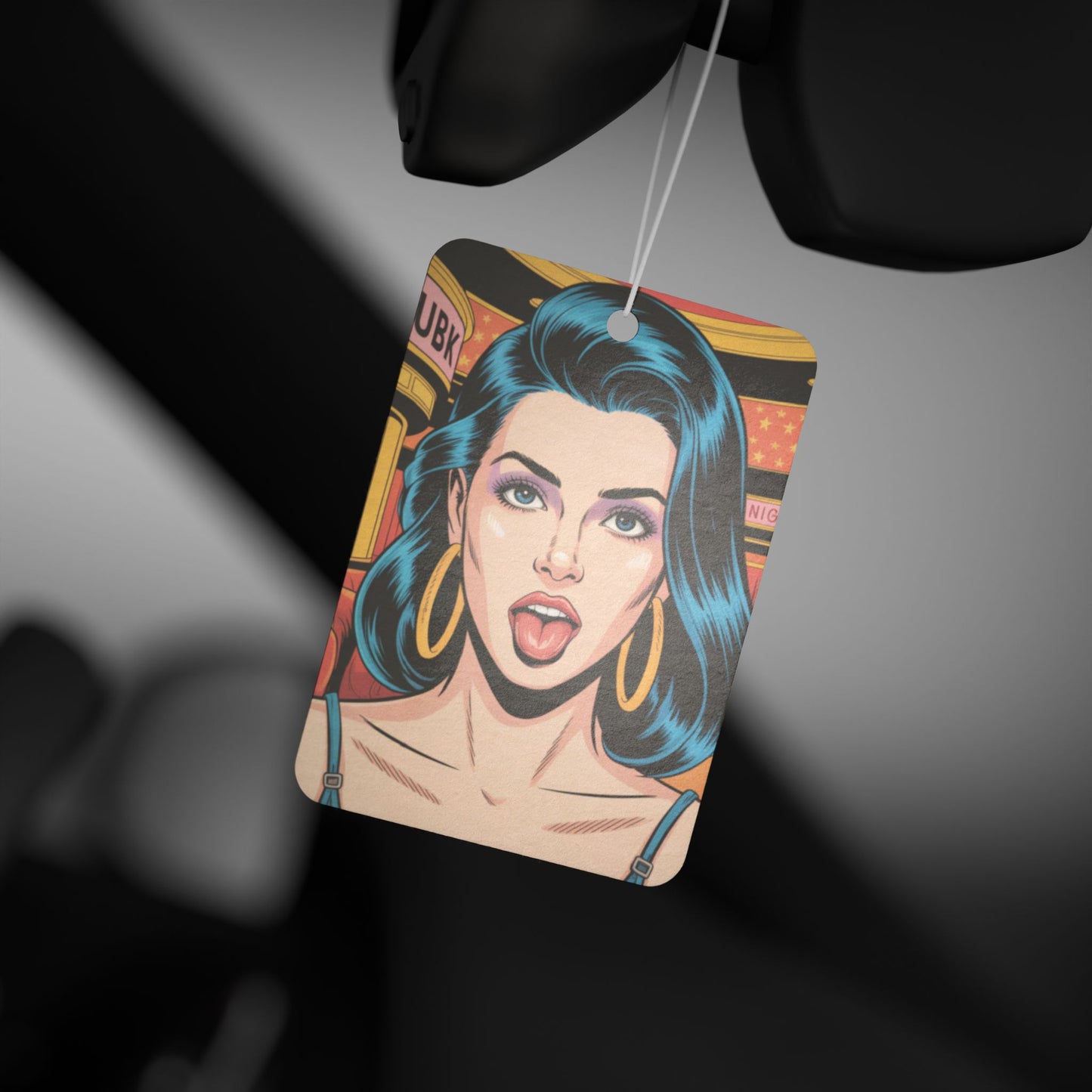 Retro Pop Art Car Air Freshener