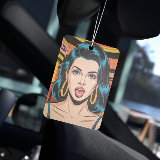 Retro Pop Art Car Air Freshener